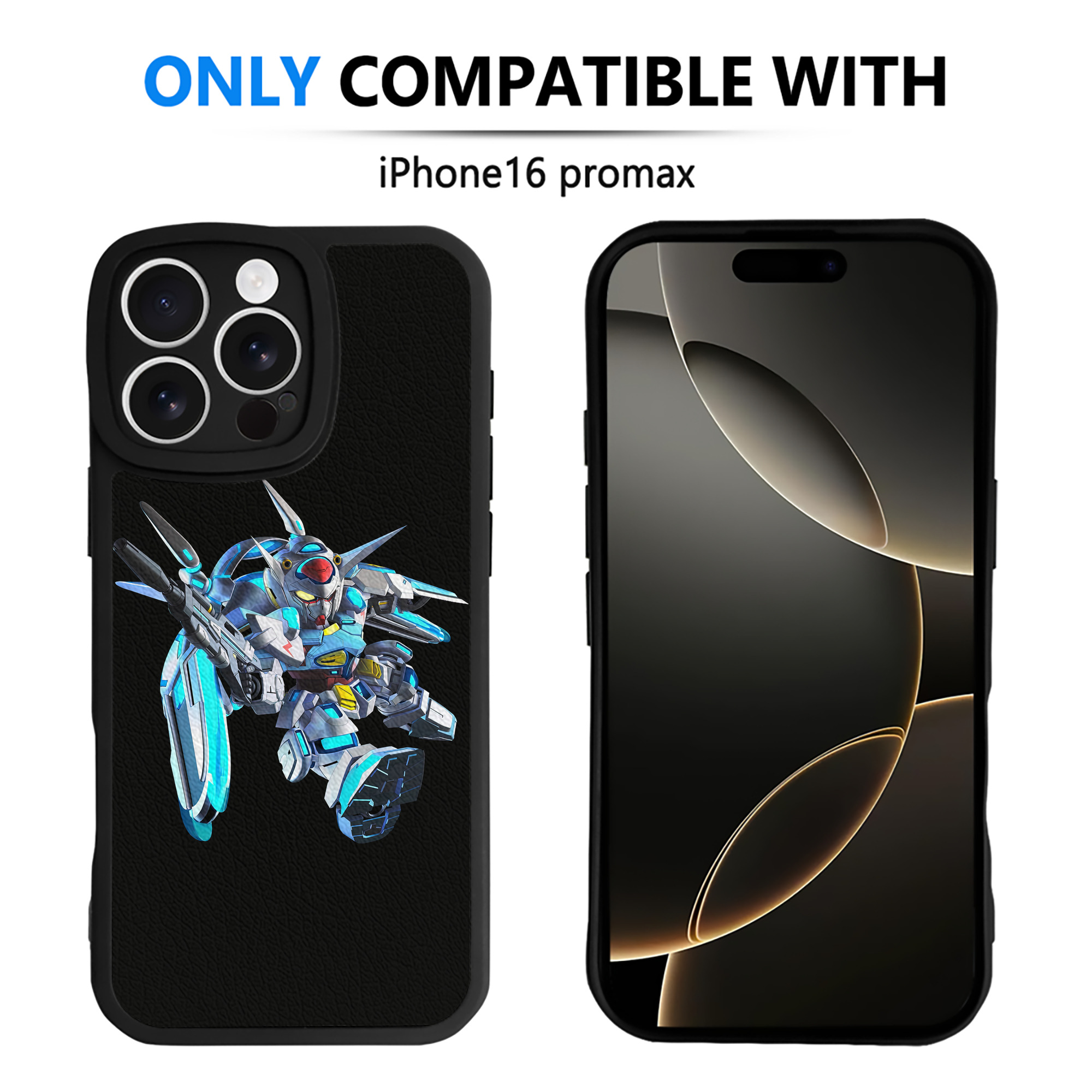（画像用） 機動戦士ガンダム Mobile Suit Gundam 【iPhone 16シリーズ対応】シリコンスマホケース（レザー調） 材質：シリコン